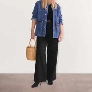 Everlane Draper Pleated Pant in Buttersmooth, 00